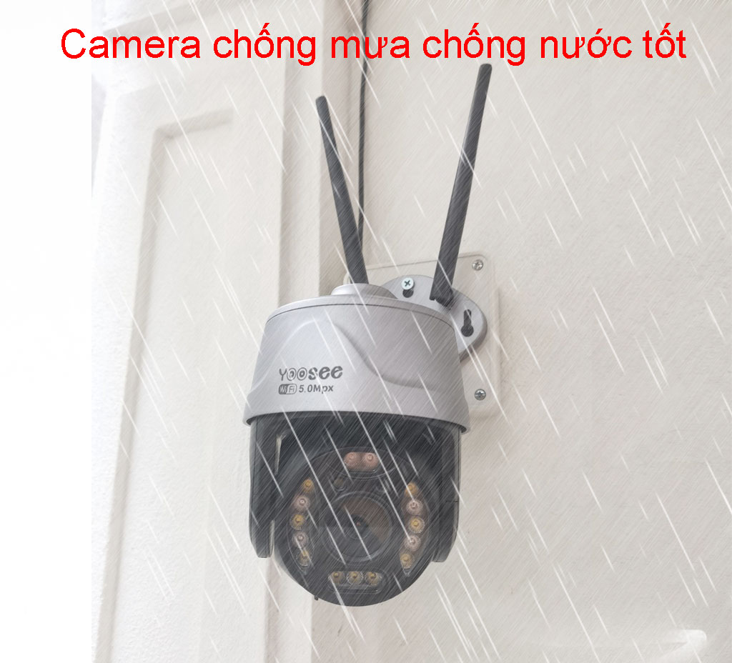 Camera wifi Yoosee 4 Râu 17 Led FULL HD 6.0Mpx, Xoay 360° Chuyên Dụng Ngoài Trời - Hàng Nhập Khẩu