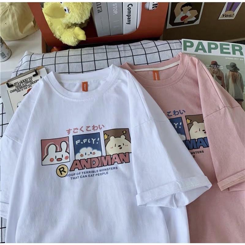 Áo thun nữ form nhỏ 30kg, áo phông tay lỡ phông dáng rộng unisex, ulzang, có size s, có size lớn