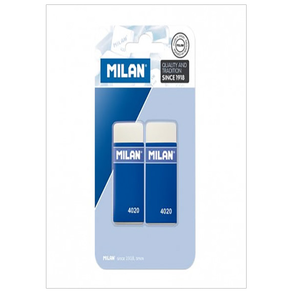 Milan Vỉ 2 Gôm Nhựa Tổng Hợp 4020 Bmm9232