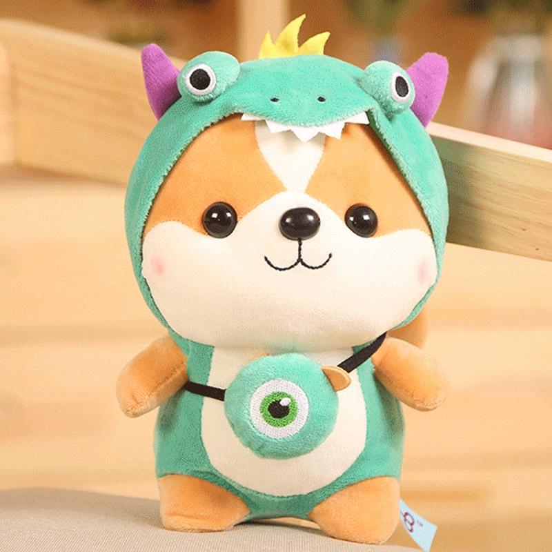 Đồ chơi cho bé chó bông shiba cosplay cute