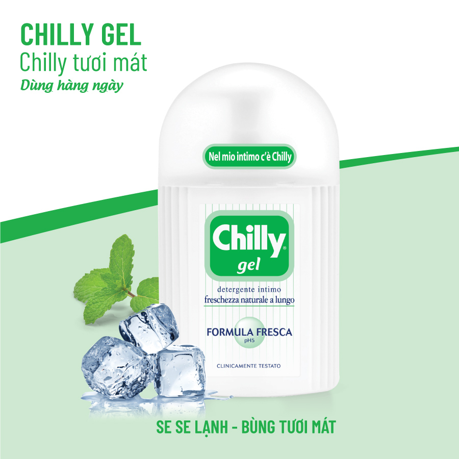 Dung dịch vệ sinh phụ nữ Chilly Gel Tươi Mát 200ml