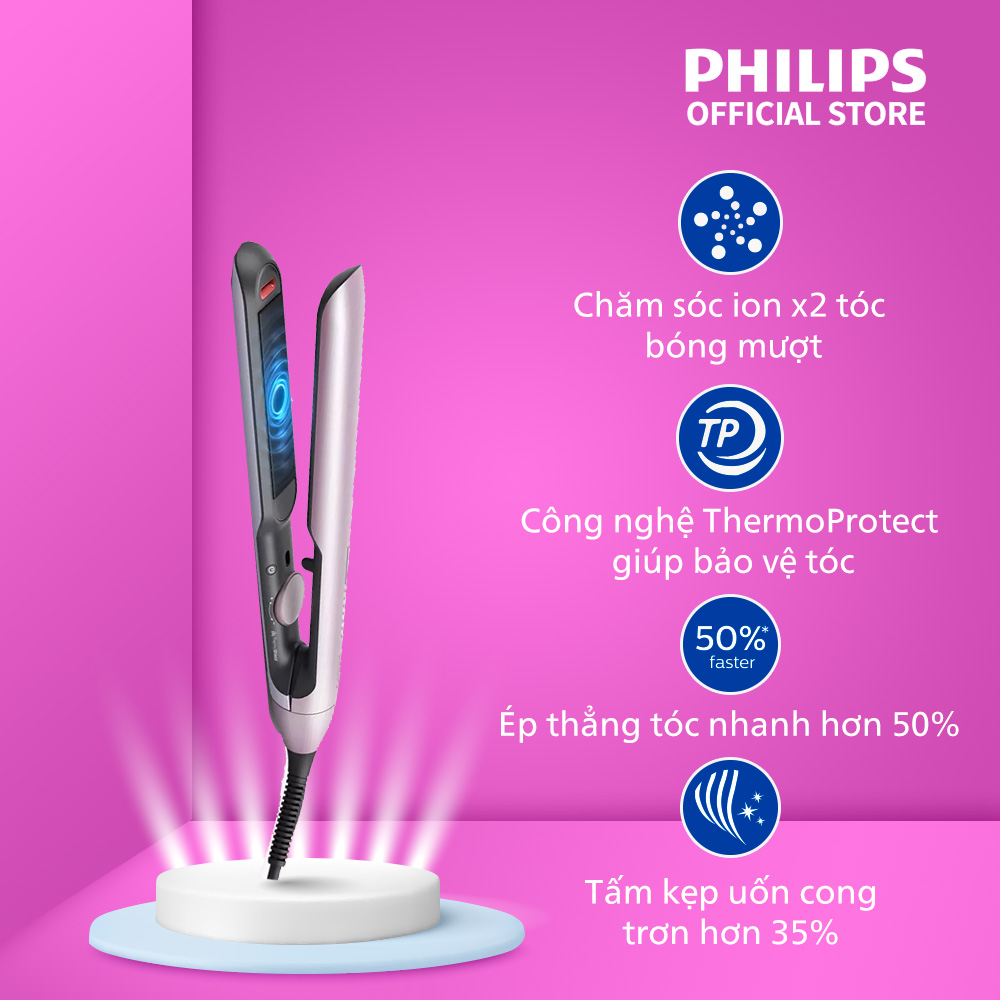 Máy duỗi, ép tóc Philips BHS53000