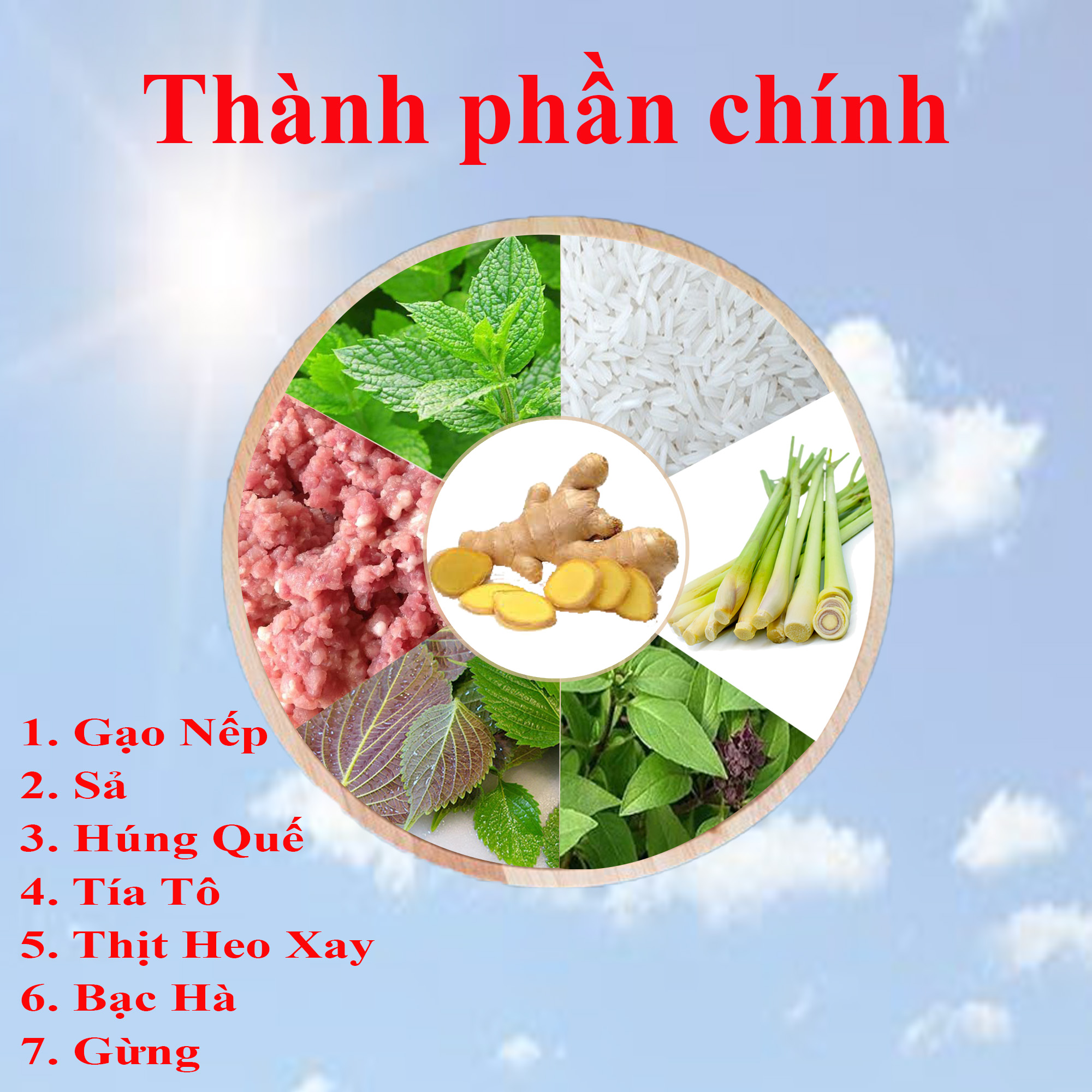 Cháo ăn liền giải cảm Minh Trung combo 3 lon - CHAOGIAICAM 3