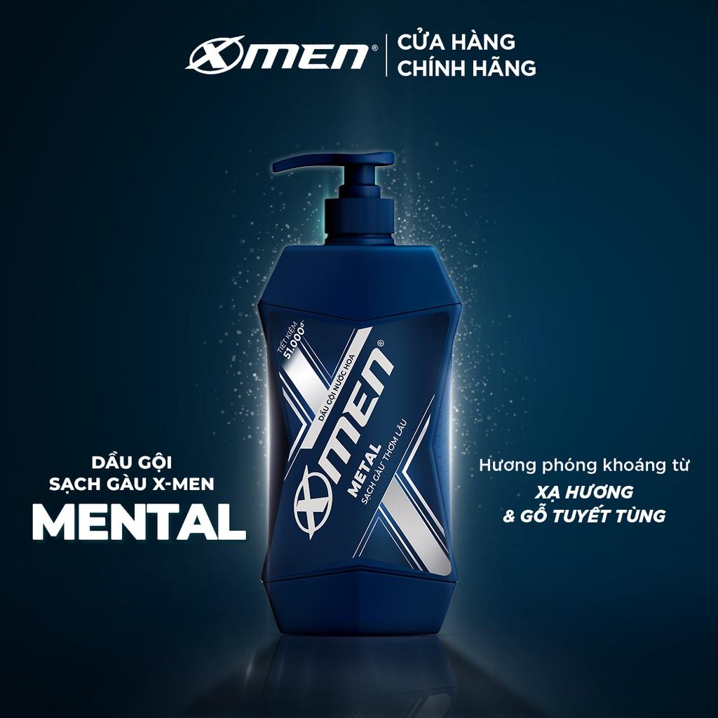 Dầu gội nước hoa X-Men Metal 900g