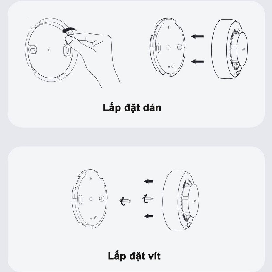 Cảm biến khói Aqara Zigbee 3.0 bản Quốc Tế - Thiết bị báo cháy, Gửi thông báo lên lên điện thoại, Tương thích HomeKit