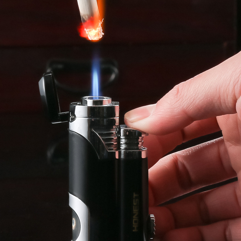 Vỏ Hột Quẹt Bật Lửa Honest Khò 2 Tia cực mạnh BCZ359 Dùng Gas Cao Cấp