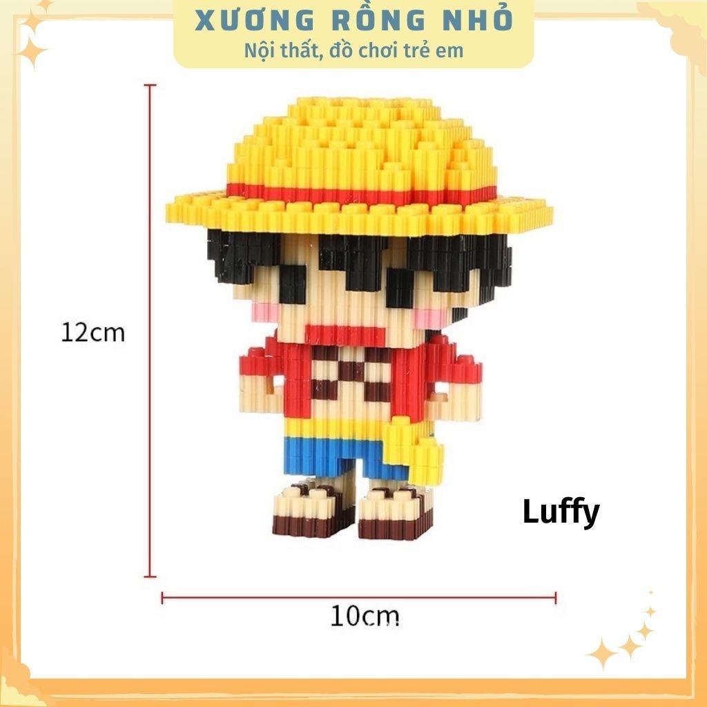  Mô hình Đồ chơi Lắp ráp One Piece Vua Hải Tặc Luffy, Zoro, Ace, Brook, Sanji, Chopper