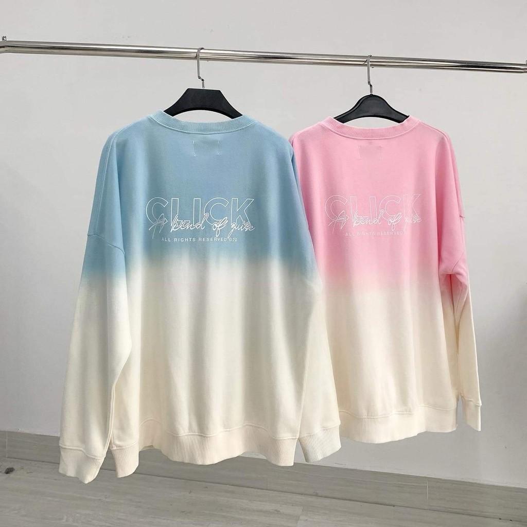 Áo Khoác Nỉ Bông Cardigan Tiedye CLICK.CLUB Loang Màu Unisex - E29