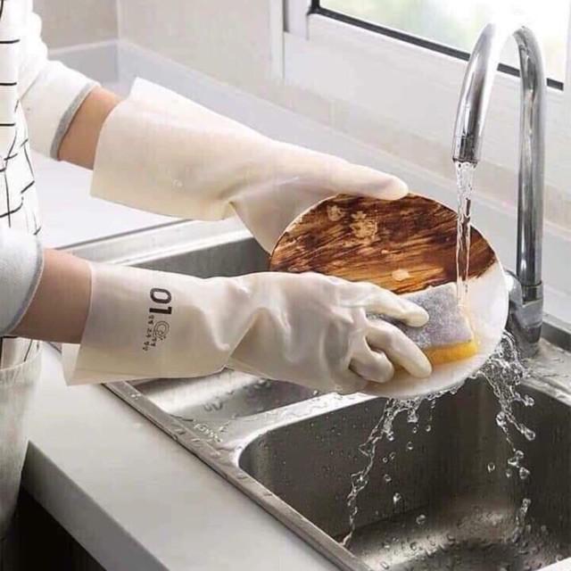 GĂNG TAY CAO SU SIÊU DAI -CAO CẤP