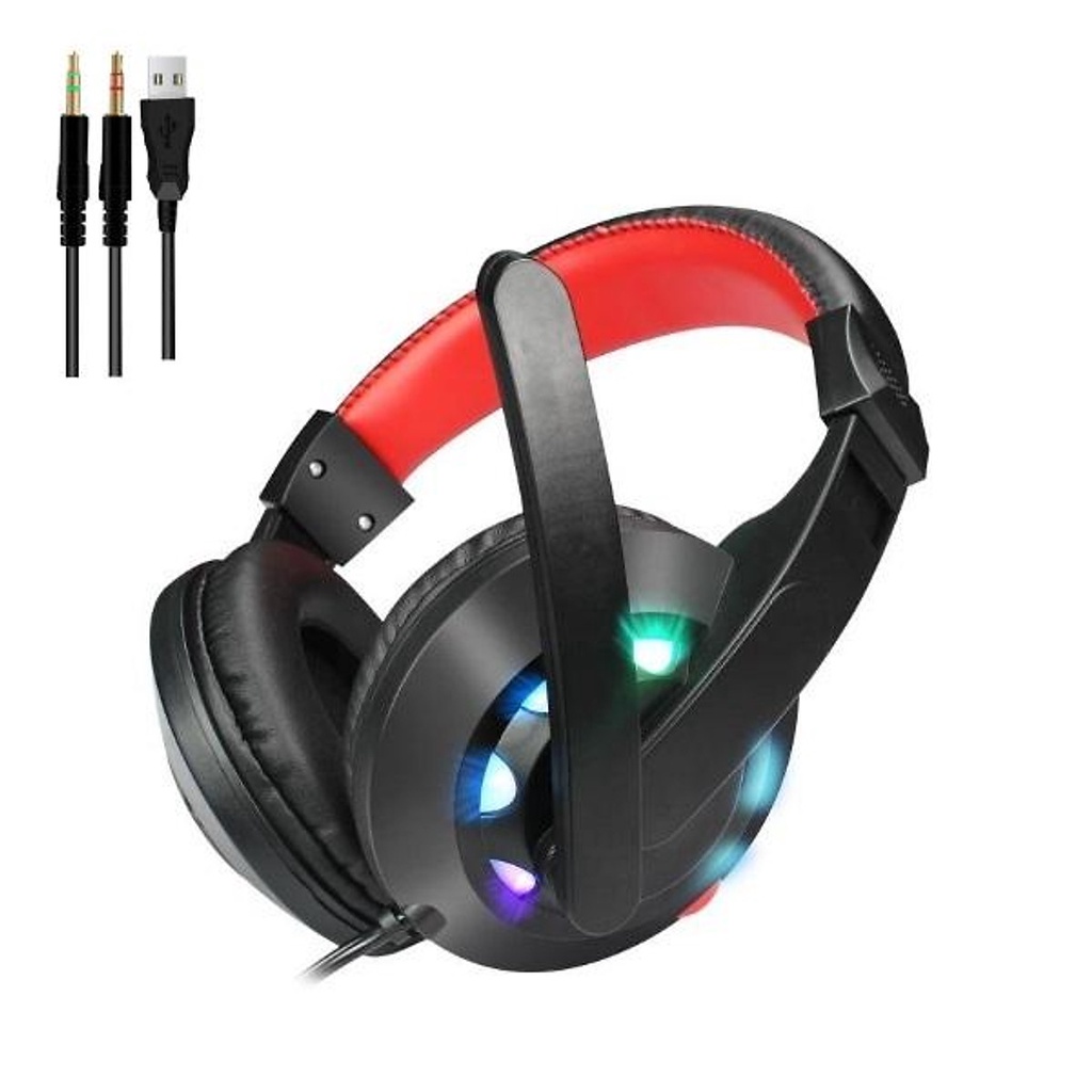 Tai nghe gaming chụp tai Headphone A65 âm thanh cực hay,có đèn led cực đẹp