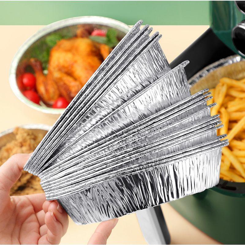 Khay giấy bạc lót nồi chiên không dầu