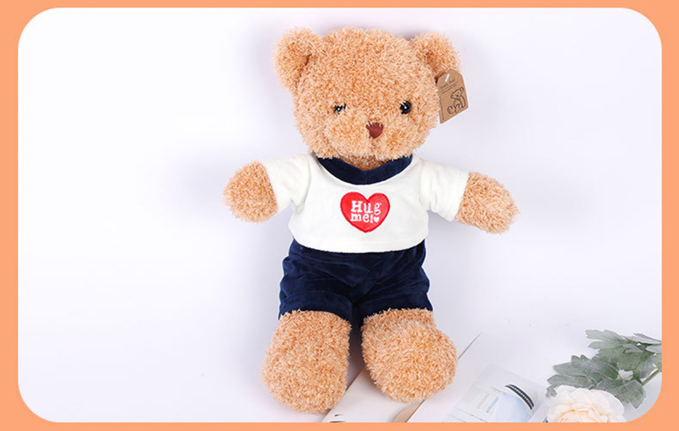 Gấu bông Teddy Hug me mặc váy hoặc quần áo - Hugme201