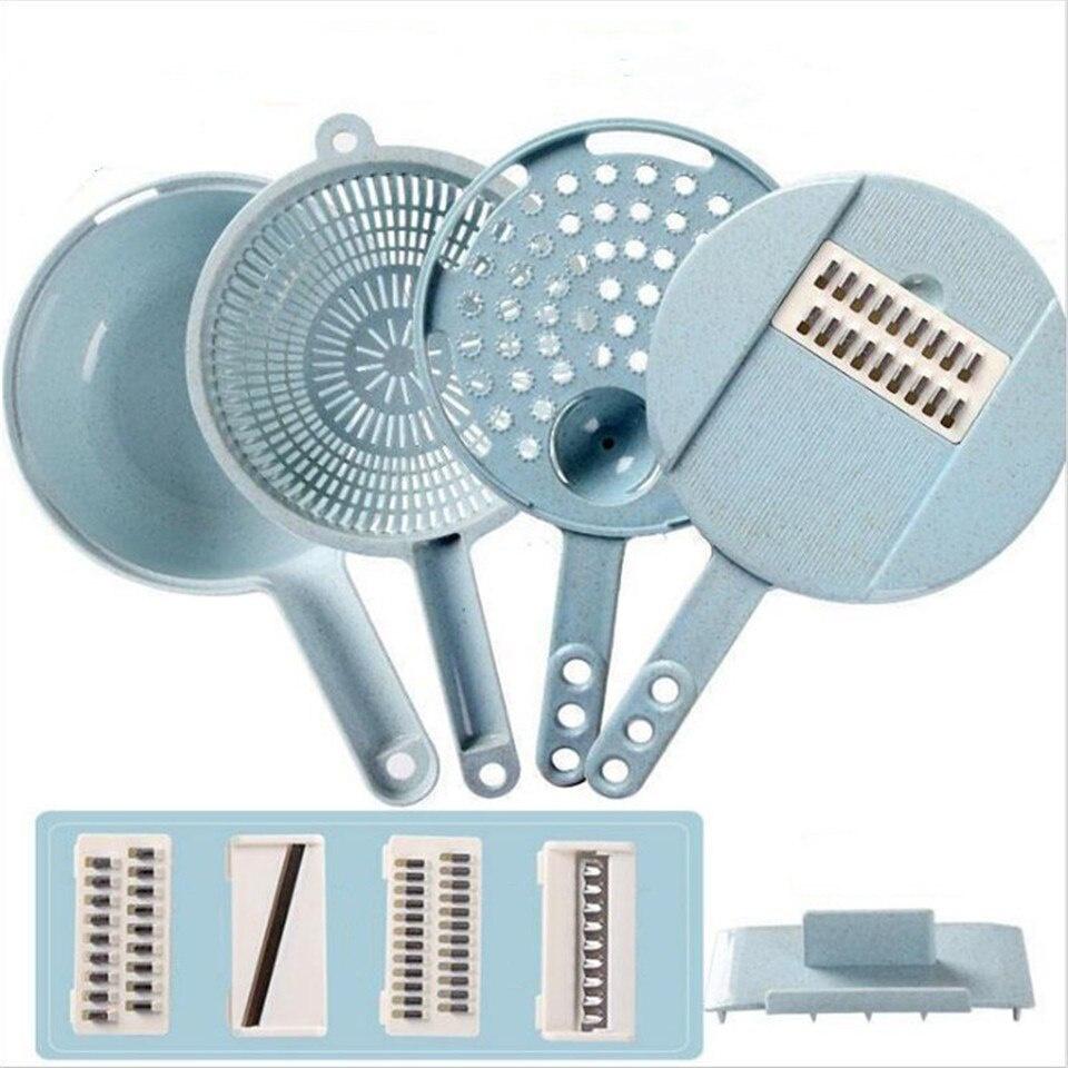 Kitchen Multi-Function Tool Shredder Home Vegetable Radish Potato Wire Mandoline Slicer Stainless Steel Cutter Cheese Grater New