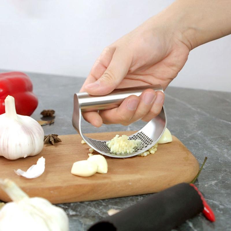 Dụng Cụ Nghiền Tỏi Đa Năng Bằng Thép Không Gỉ
