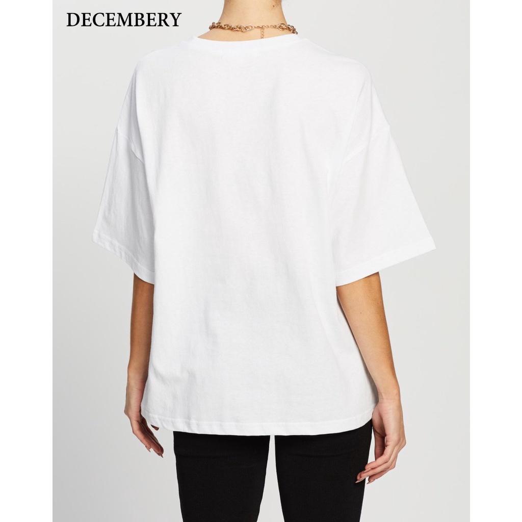 Áo Thun DECEMBERY Form rộng 100% cotton