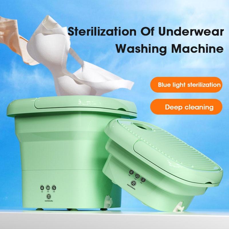 Máy Giặt Đồ Lót / Vớ Mini Có Thể Gấp Gọn Tiện Dụng Mang Theo Du Lịch