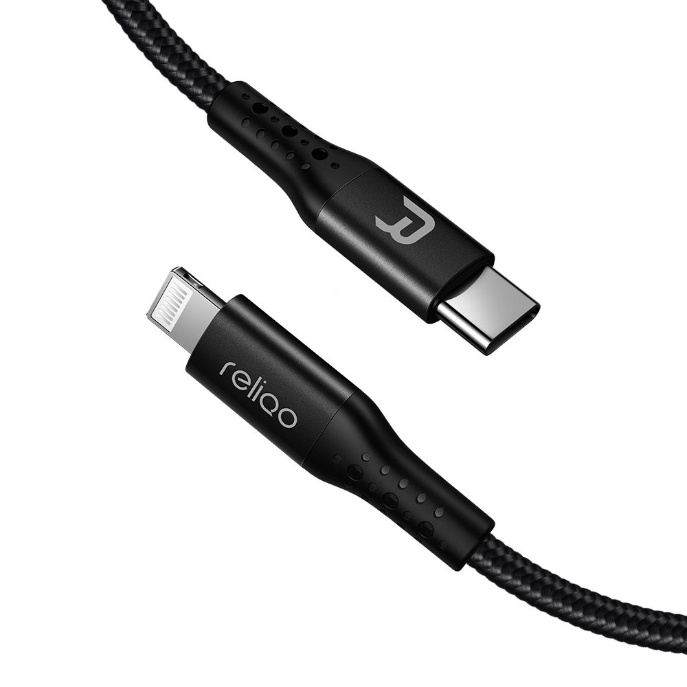 Dây Cáp Truyền Dữ Liệu Sạc Nhanh Reliqo RCA-705 PD18W 1.2m USB - Type C To Lightning Chuẩn MFi Cho IPhone/Ipad/Ipod - Hàng Chính Hãng