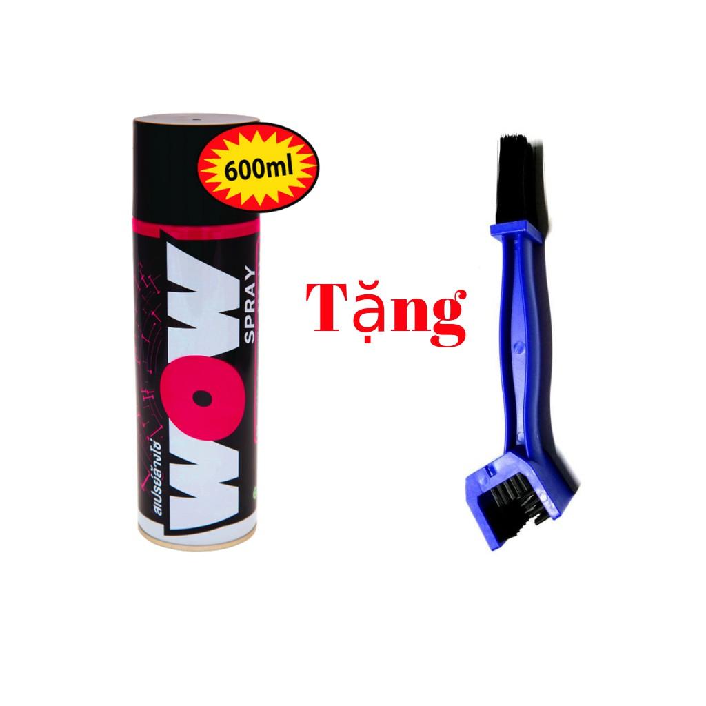 Lube71 Wow Chai Xịt Vệ Sinh Sên Cực Sạch + Tặng bàn chải vệ sinh sên