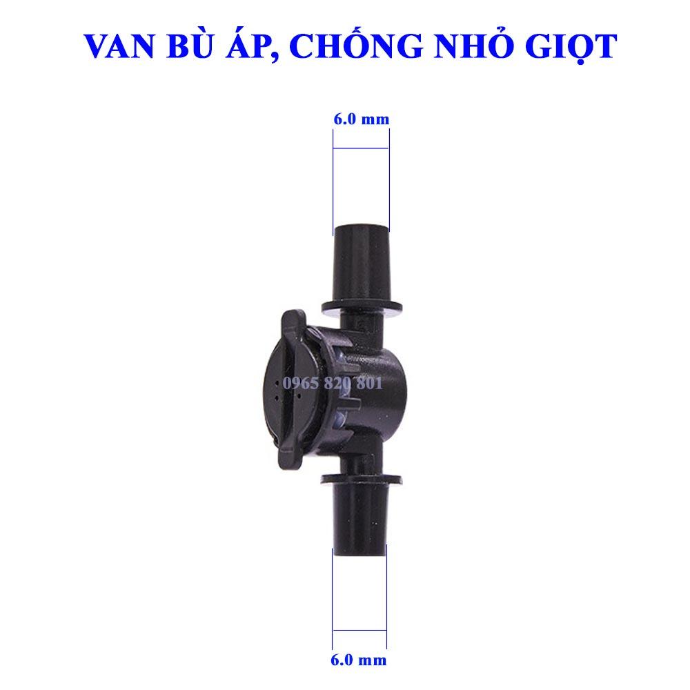Van bù áp, chống nhỏ giọt đầu béc các loại