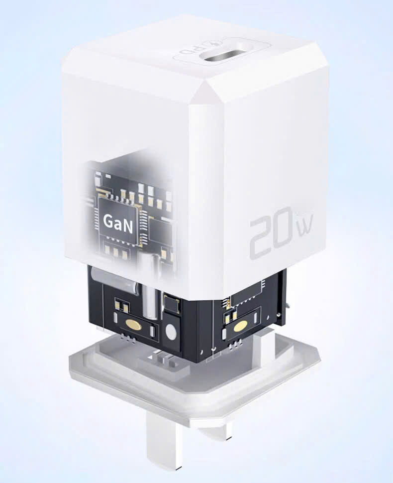 Củ sạc LI-TOP AC20 mini, sạc nhanh PD 20W, đạt chứng nhận 3C tiêu chuẩn quốc gia, hàng chính hãng bảo hành 1 năm