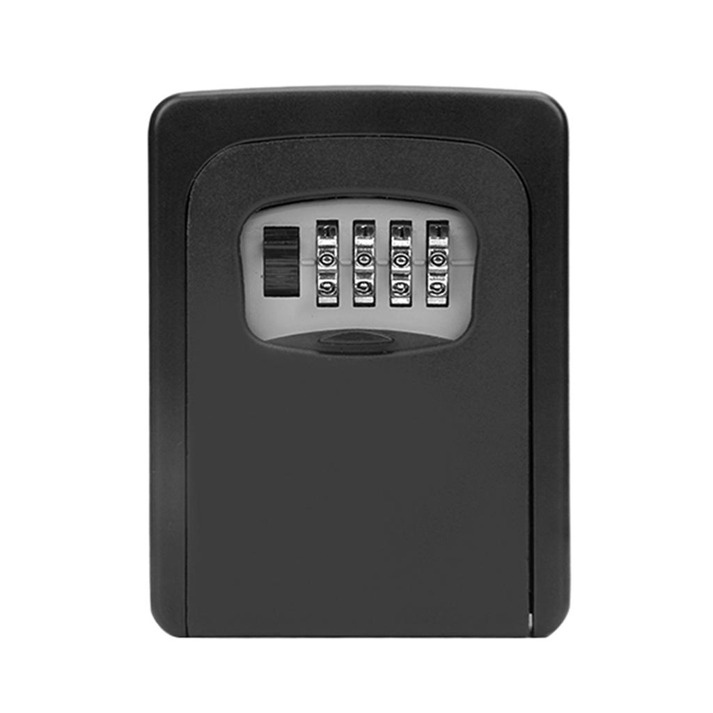 Outdoor Security Key Storage Lock Box Case Wall Mount Holder Password Red