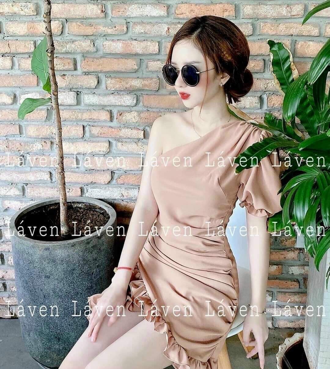 ĐẦM NỮ LỆCH VAI ĐUÔI CÁ XINH XẮN