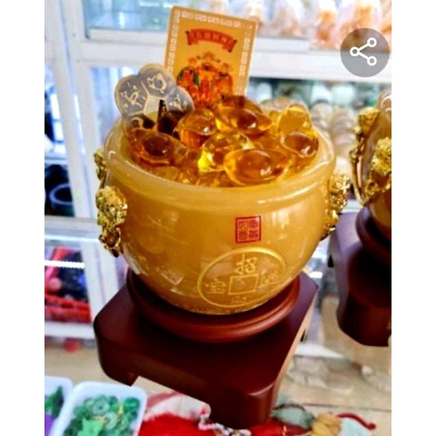 Bát Tụ Bảo  Đá Ngọc Chiêu Tài Lộc, kích thước 15cm, Có đế đẹp, đủ màu