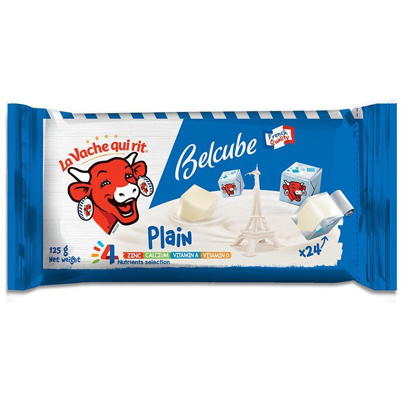 Phô mai CON BÒ CƯỜI Belcube xanh dương 125g gói – 3073781110661