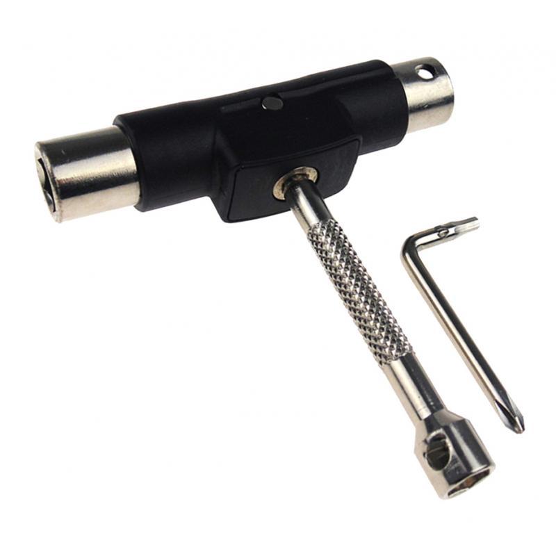 Skateboard Repair Tool Wrench Spanner & Inserted Screwdriver Built- in File