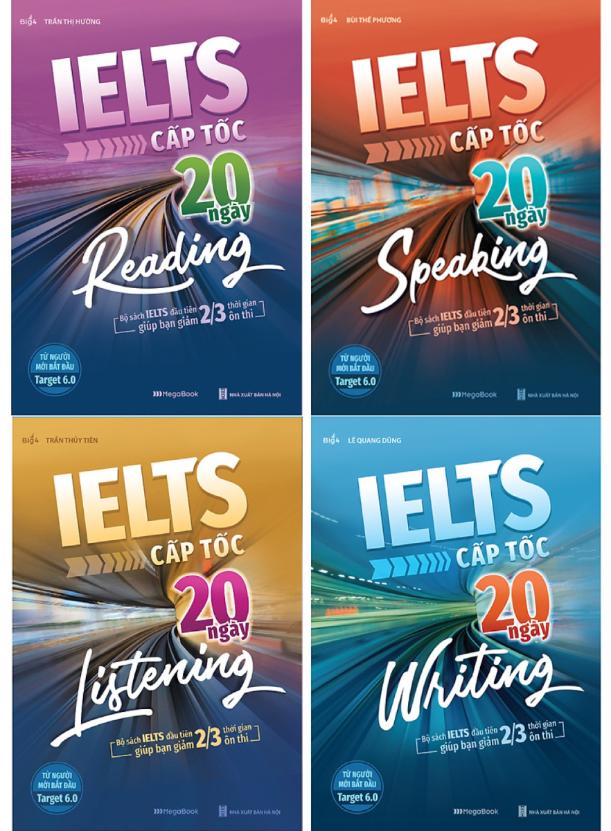 Combo IELTS Cấp Tốc 20 Ngày  _MEGA