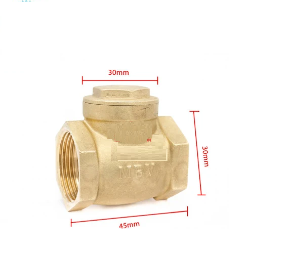 Van Nước 1 Chiều Đồng Thau - Dùng Cho Máy Nước Nóng Năng Lượng Măt Trời