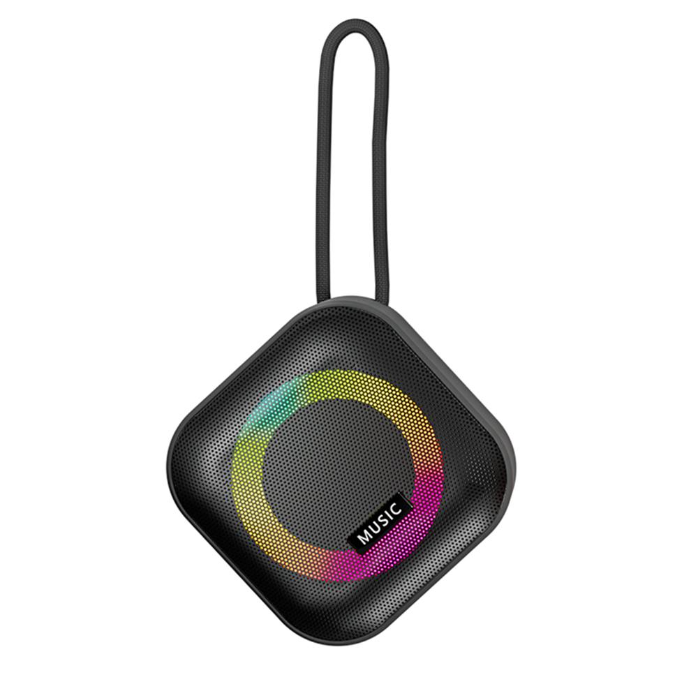 Loa Bluetooth Mini Ngoài Trời Di Động Móc Âm Thanh Mini Loa Siêu Trầm Phát Sáng Âm Thanh Âm Thanh Loa Không Dây Color: green