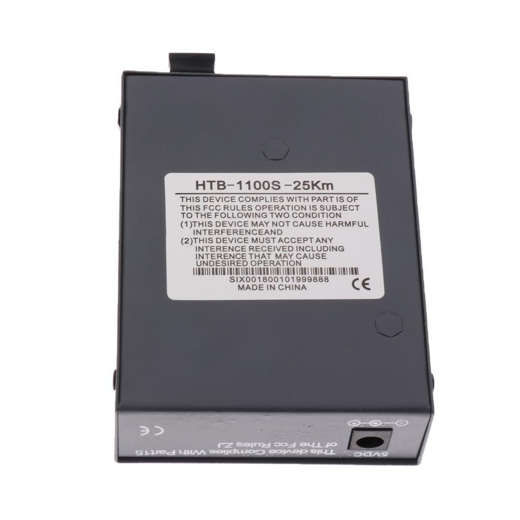 HTB-1100s Fiber Optic Cable Converter SC to Cat.5e Duplex Single Mode