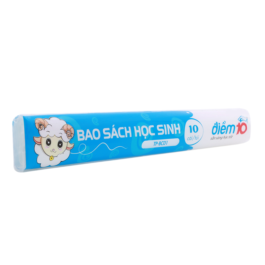 Túi 10 Bìa Bao Sách Thiên Long TP-BC01 - Không In