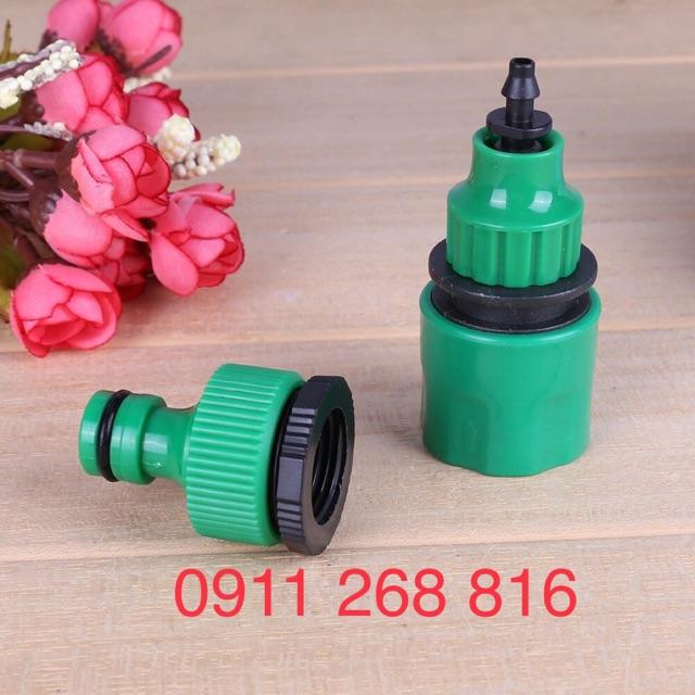 Bộ nối nhanh ống nước ren 21 hoặc 27mm