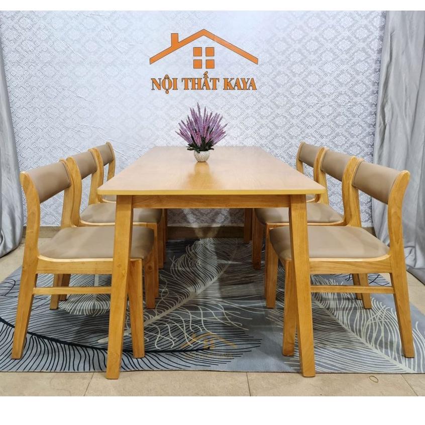 Bộ bàn 6 ghế Benla 1m6
