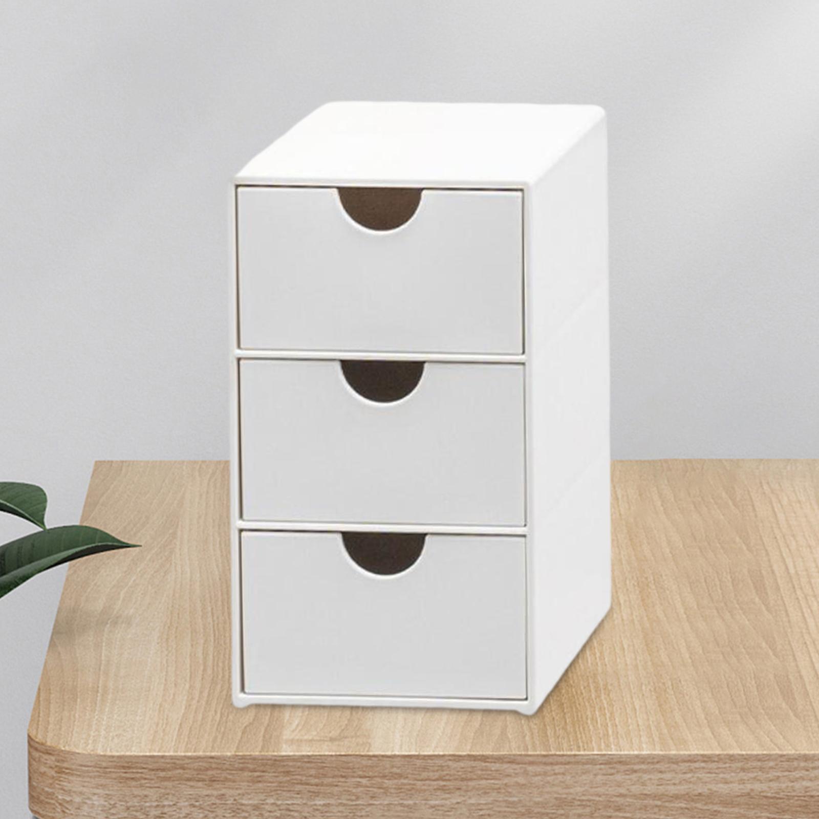 Desktop Drawer Organizer Versatile Office Supplies Organiser for Vanity Desk