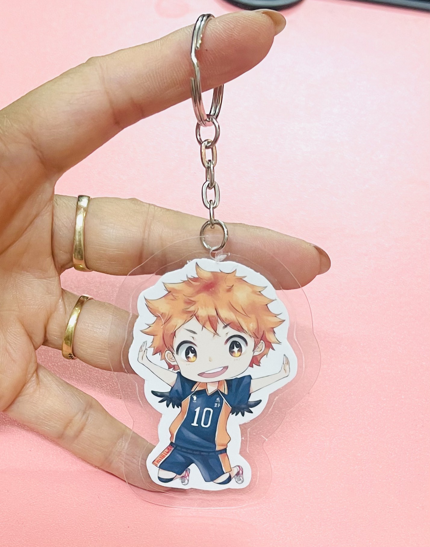 Set 3 Móc khóa cắt tỉa Haikyuu-Hinata Shouyou