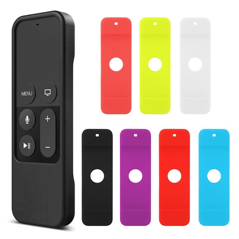 Trường hợp điều khiển từ xa silicon cho Apple TV 4K Bộ điều khiển Siri Bộ điều khiển SIRI