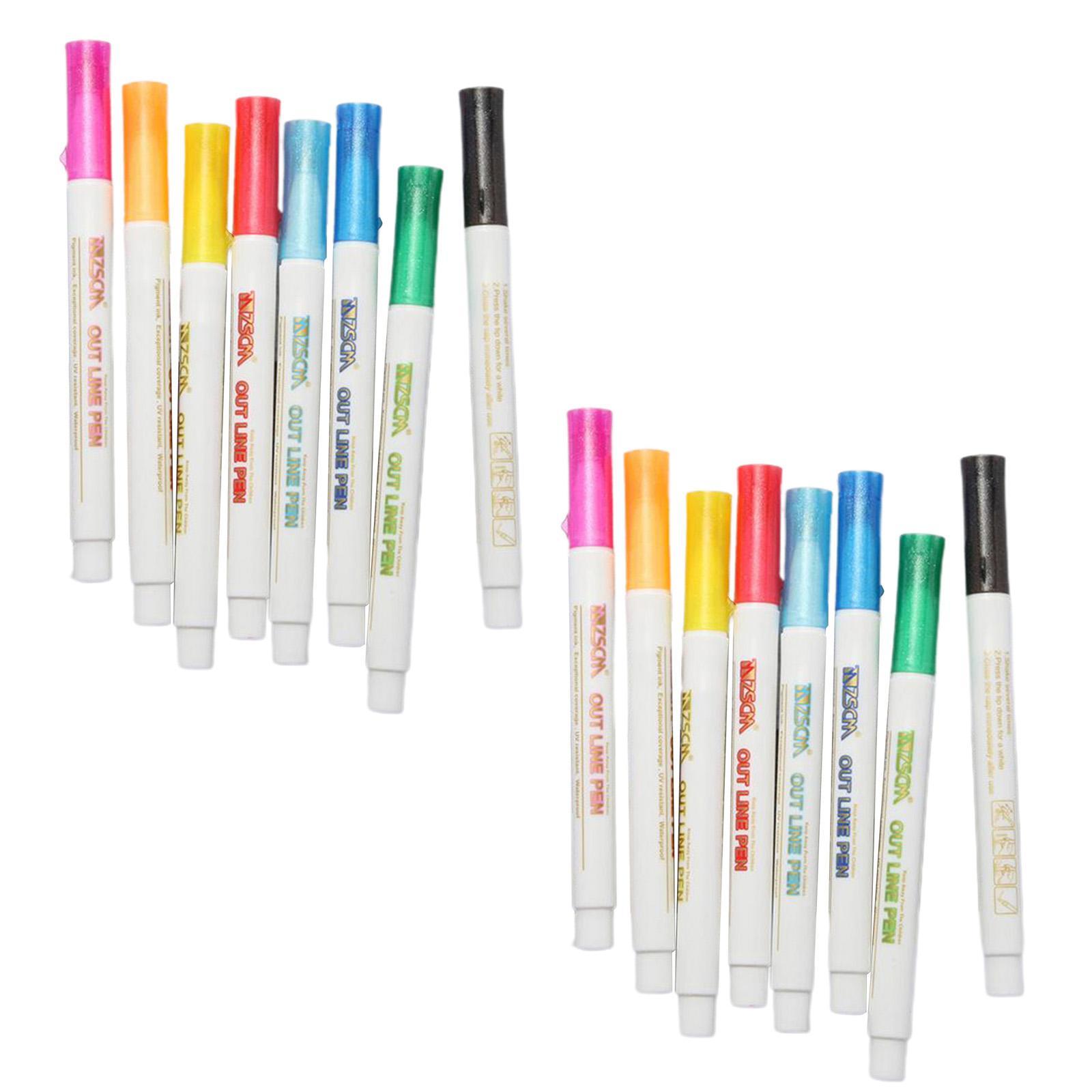2 Sets Pen Outline Pen Markers for