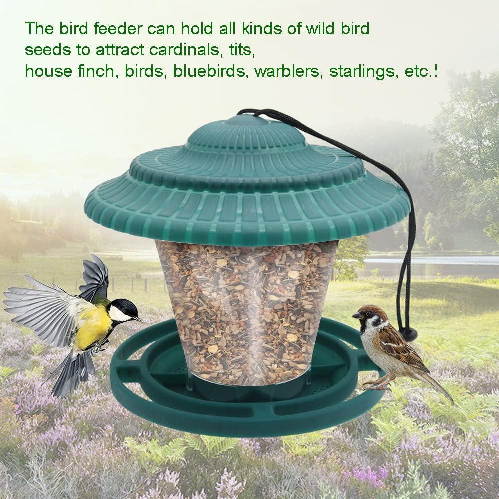 Bộ nạp chim ngoài trời, xử lý cho chim ăn, bộ nạp chim bên ngoài lơ lửng với mái nhà, người treo đèn g, bên ngoài, vườn, sân thượng, sân trong