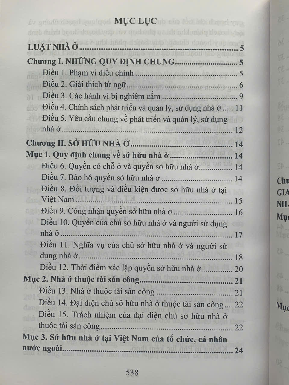Luật Nhà ở và văn bản hướng dẫn thi hành