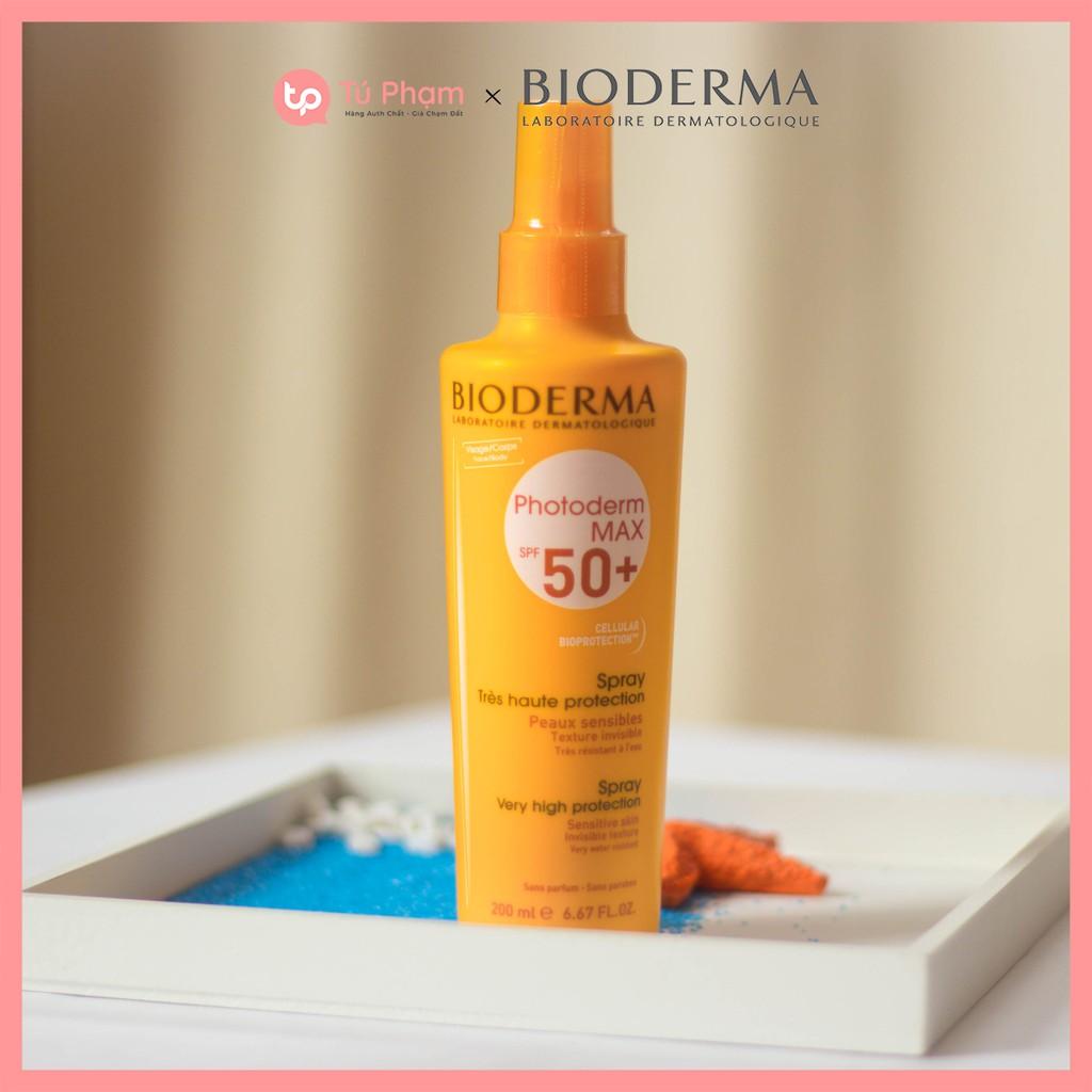 Kem Chống Nắng Dạng Xịt Bioderma Photoderm Max Spray SPF 50+ 200ml