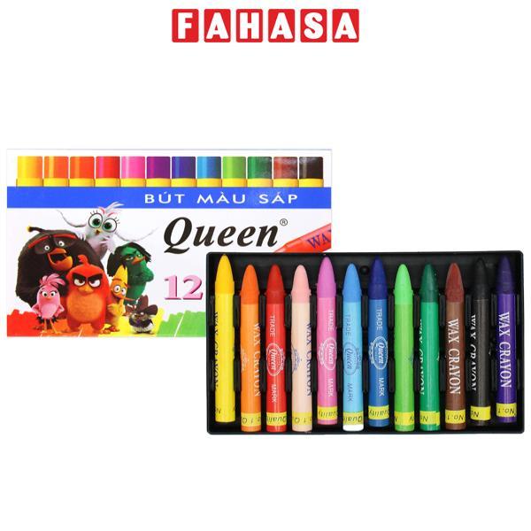Hộp 12 Bút Màu Sáp - Queen PC-012