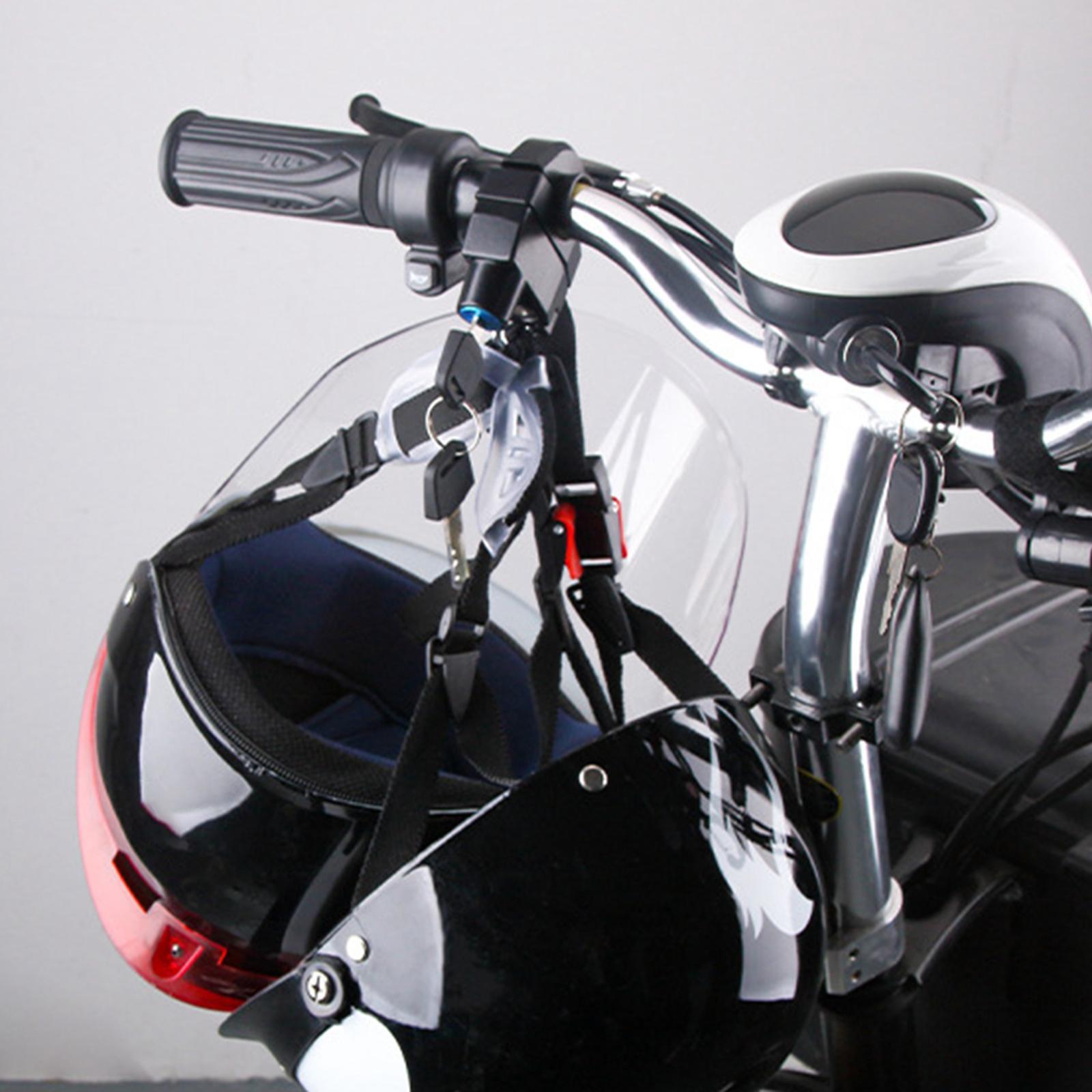 Motorcycle Helmet Lock, Safety Lock for Motorbike Scooter Street Bike Waterproof