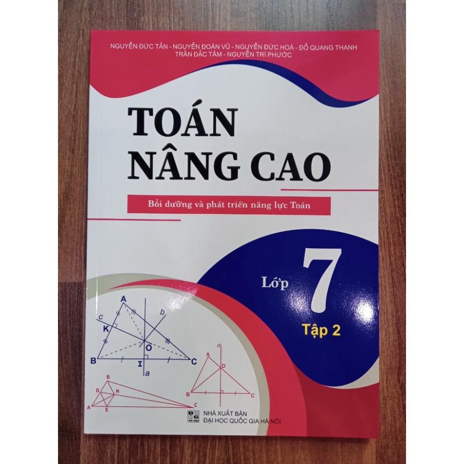 Sách - Combo Toán nâng cao Bồi dưỡng và phát triển năng lực Toán lớp 7 tập 1 + tập 2 (Sachhaynhat)