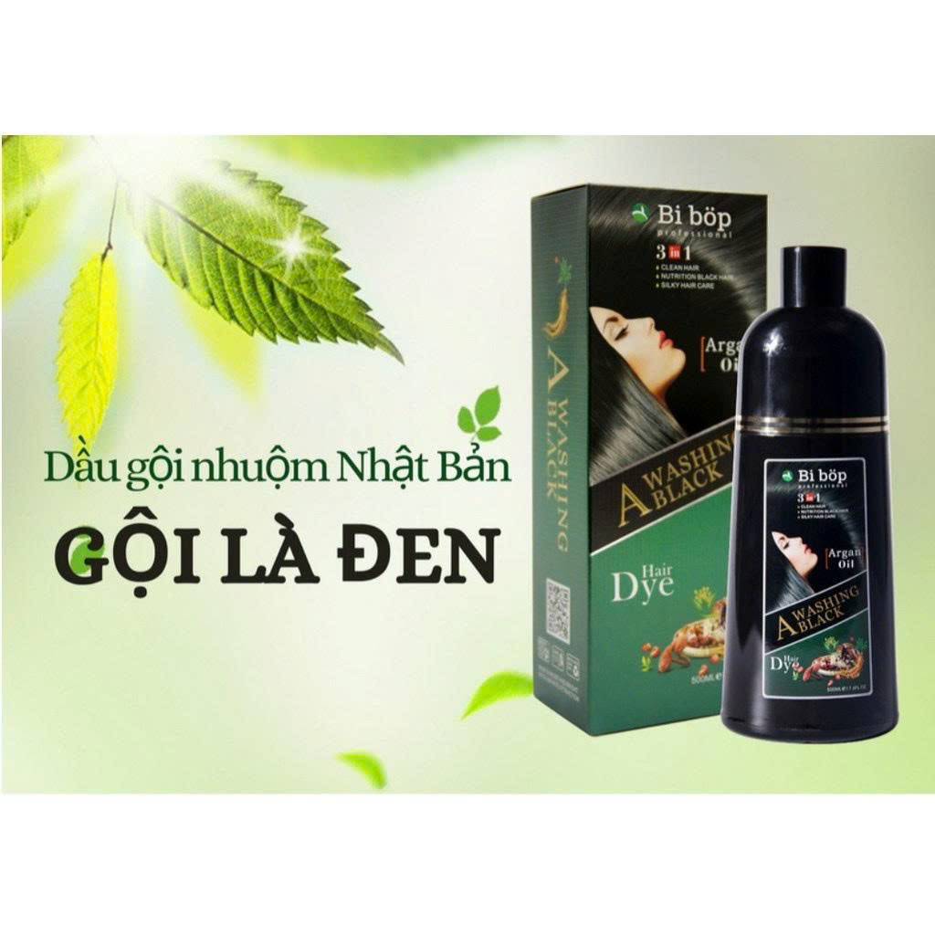 Chai Tạo Màu Đen Cho Tóc 500ML – Hỗ Trợ Làm Đẹp Tóc Nhanh Gọn, Giúp Tóc Trông Mềm Mượt & Tự Nhiên