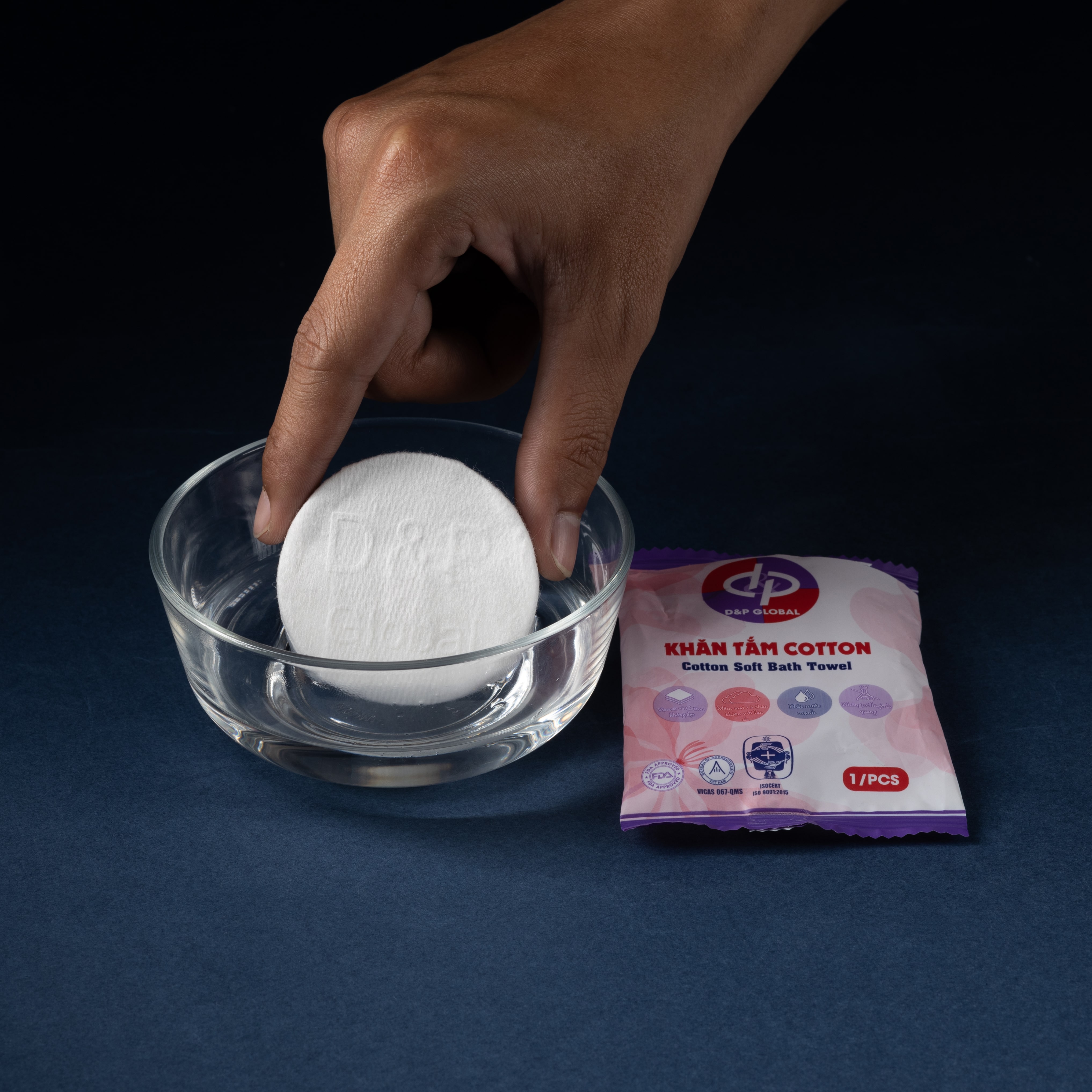 Khăn Tắm Nén Cotton Mềm Mại Và Thoáng, Mùi Hương Dễ Chịu