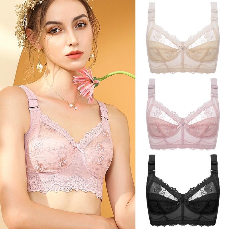 Áo Ngực Bigsize Không Gọng Không Đệm Mút Bản Lưng To Che Khuyết Điểm Mỡ Lưng, Nách