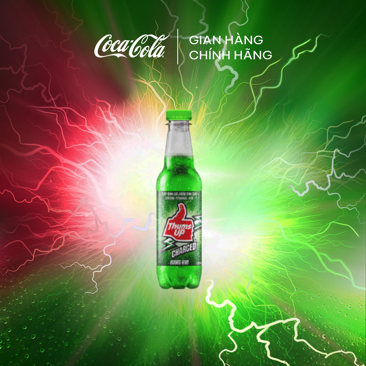 Combo 2 Lốc 6 Chai Nước Giải Khát Thums Up Hương Dâu Rừng 330ml x 6